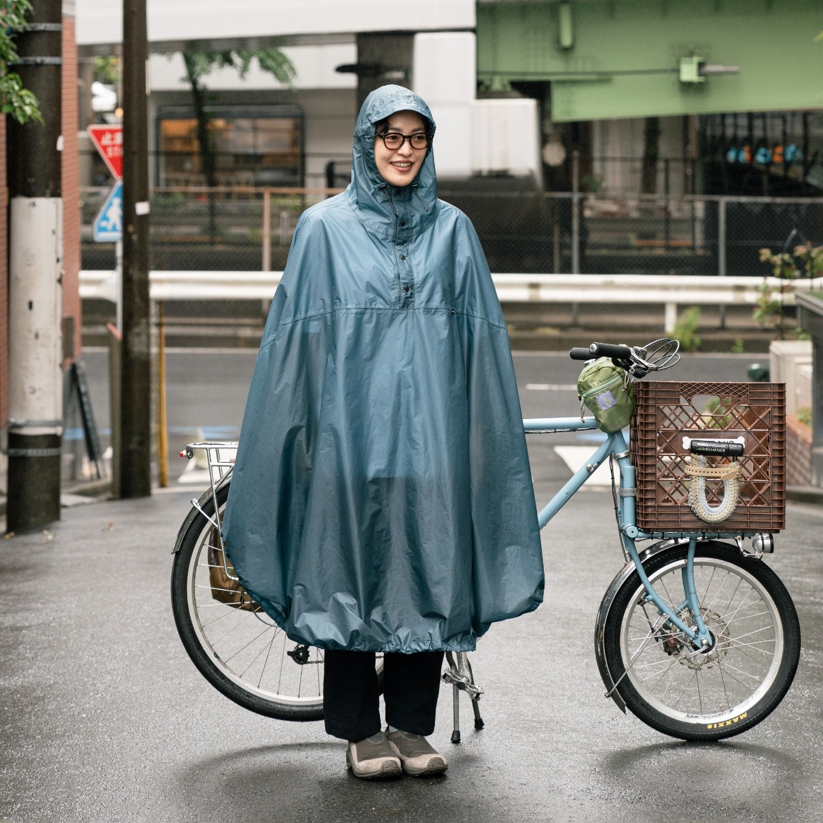 PACKABLE RAIN PONCHO - BLUE LUG BLOG | 自転車店 ブルーラグ