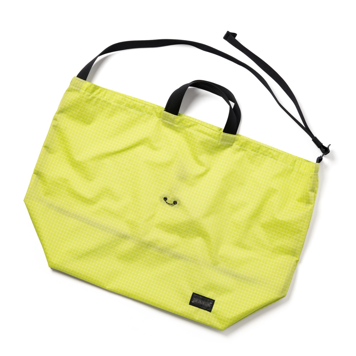*BLUE LUG* 137 tote bag (x-grid/lime)