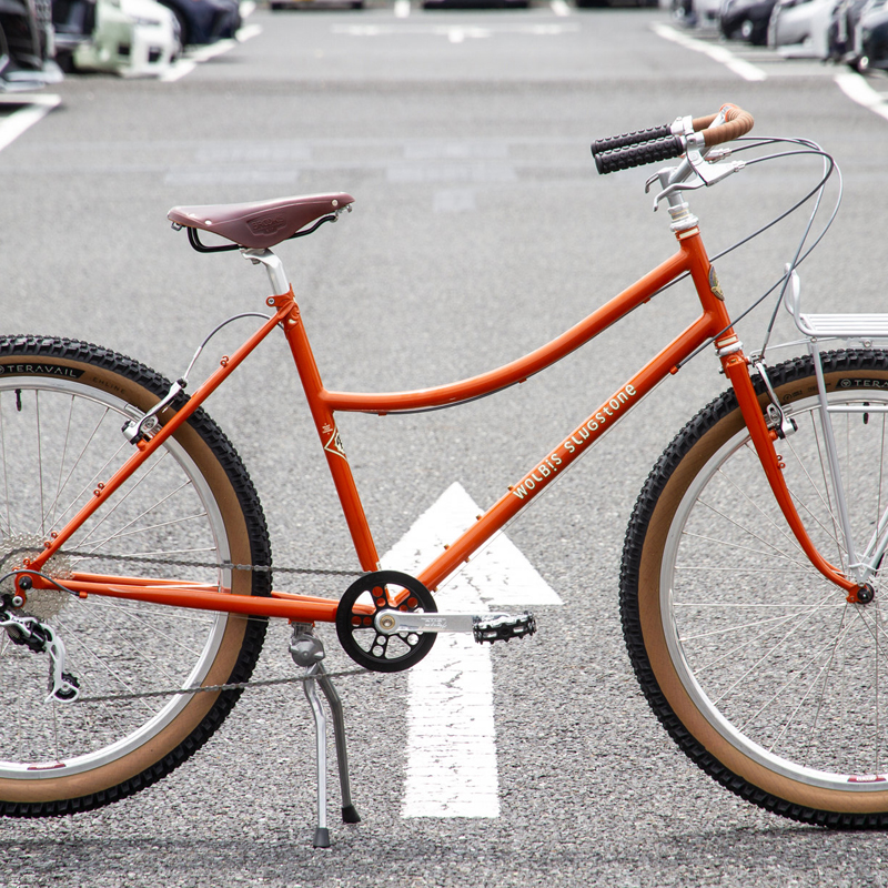 *RIVENDELL* susie w. longbolts/wolbis slugstone frame set (orange)