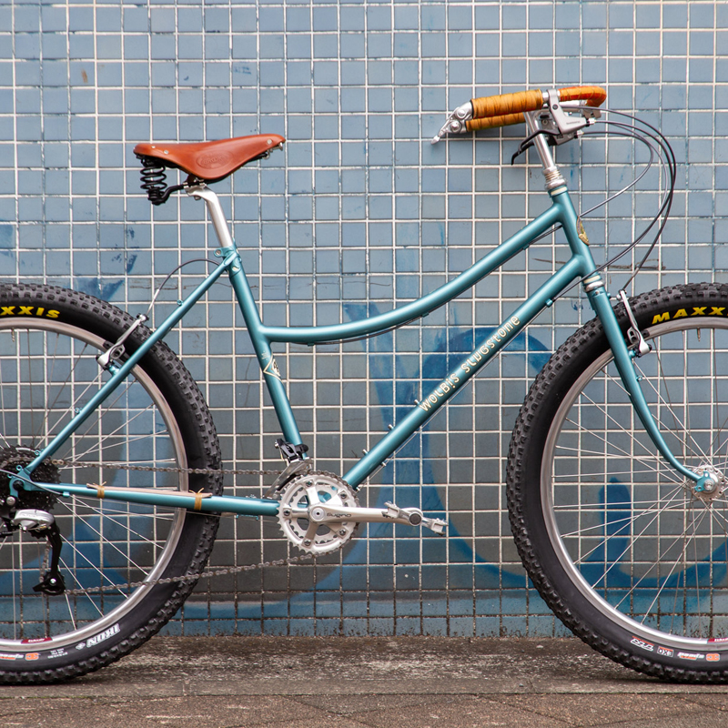 *RIVENDELL* susie w. longbolts/wolbis slugstone frame set (RBW blue)