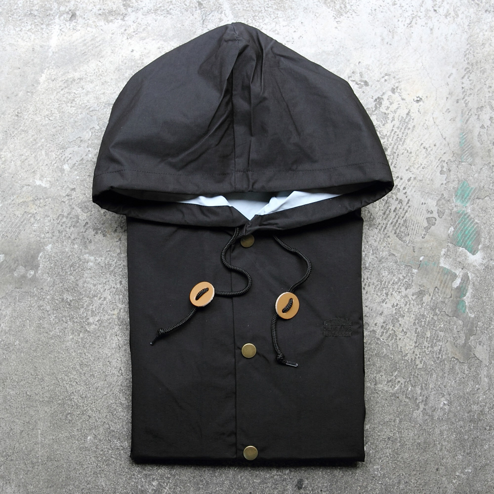 *BLUE LUG* house logo coaches jacket (black)