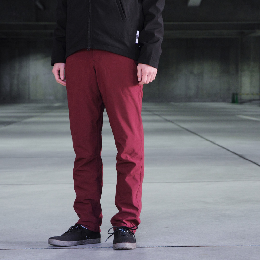 *SWRVE* softshell regular trousers (wine)