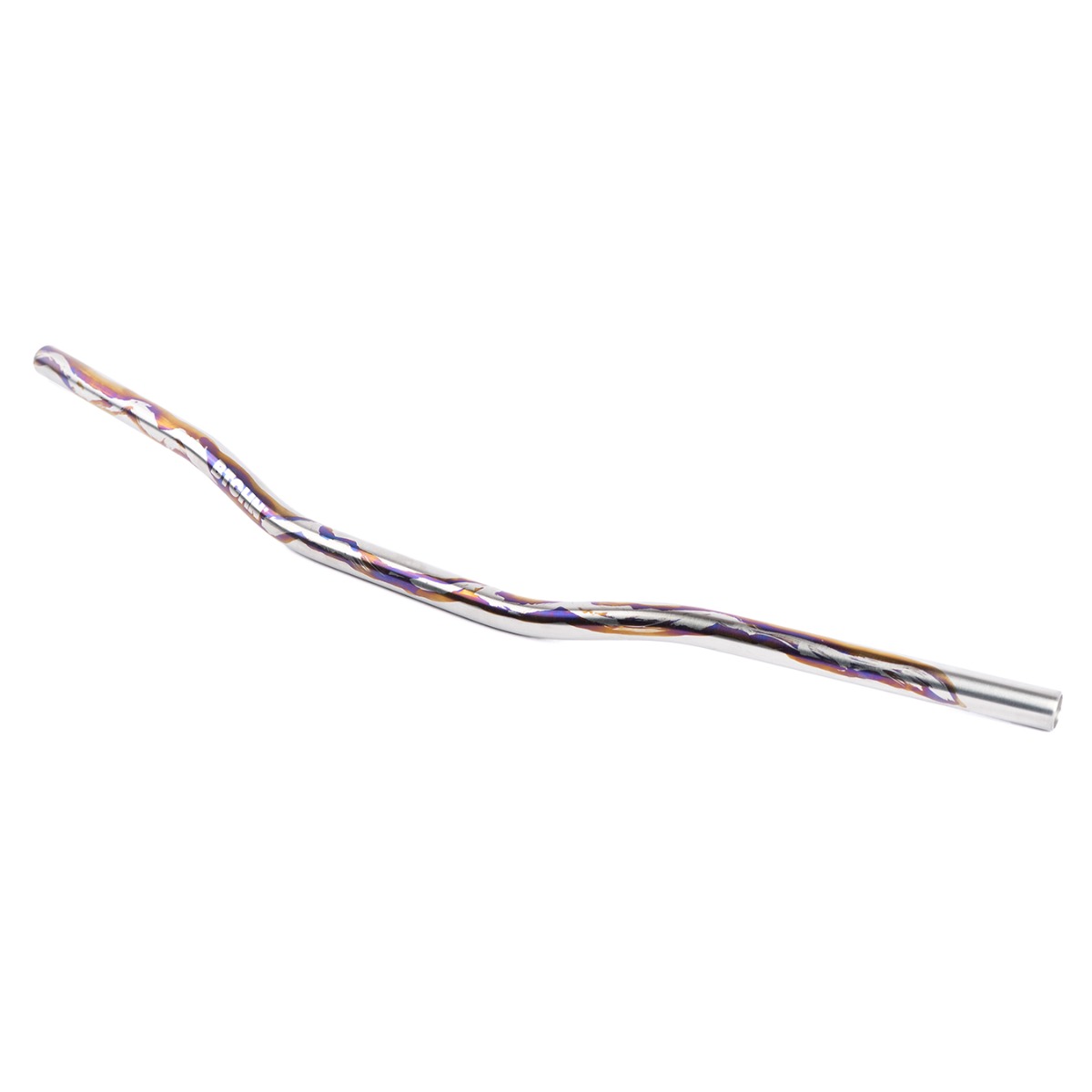 BTCHN ブラック ハンドルバー4ヶ月使用ブルーラグ　780mm ×22.2 BTCHN ブラック ハンドルバー4ヶ月使用ブルーラグ 780mm ×22.2