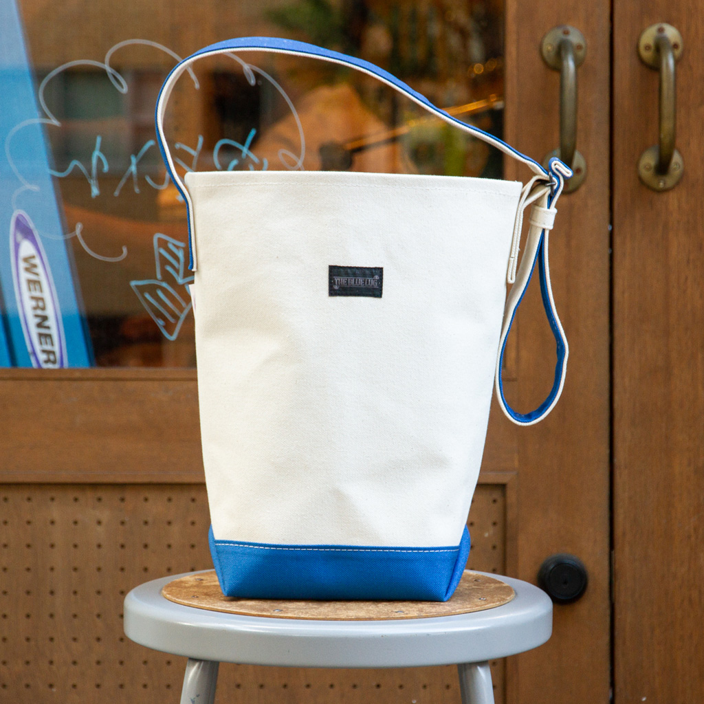 *BLUE LUG * bottle tote (blue)