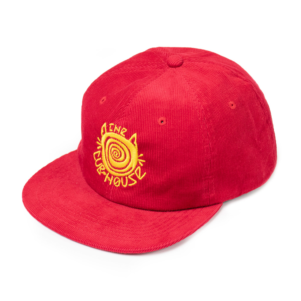 *TEAM DREAM* corduroy cub house cap (red/gold)
