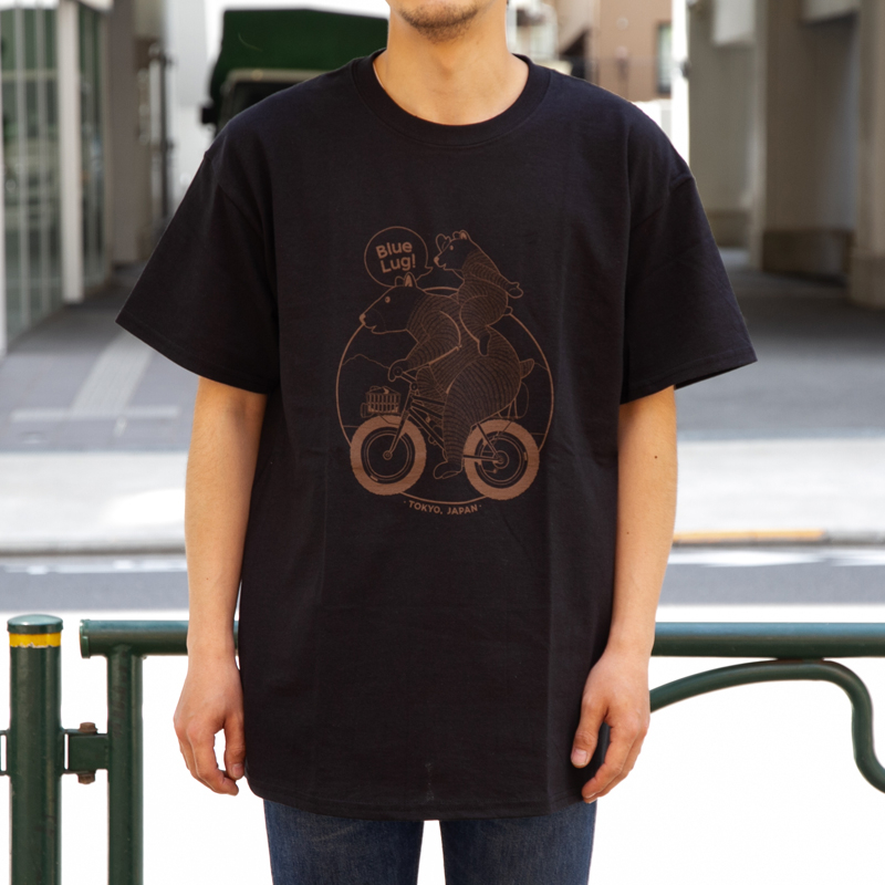 *BLUE LUG* bear family t-shirt (black)