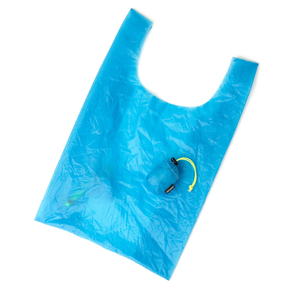 *FAIRWEATHER* packable nano tote (cyan)
