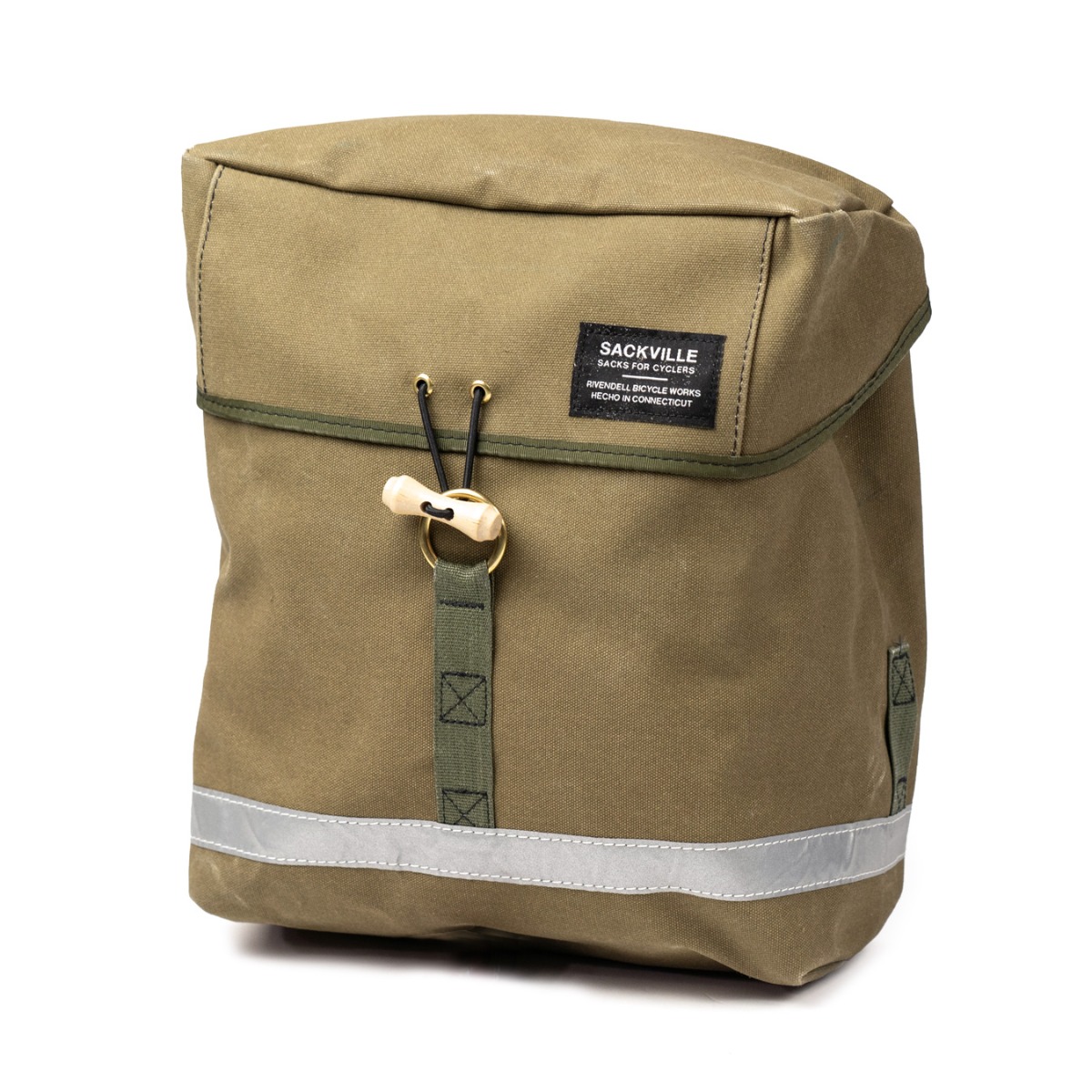*RIVENDELL* sackville backabike bag (khaki)
