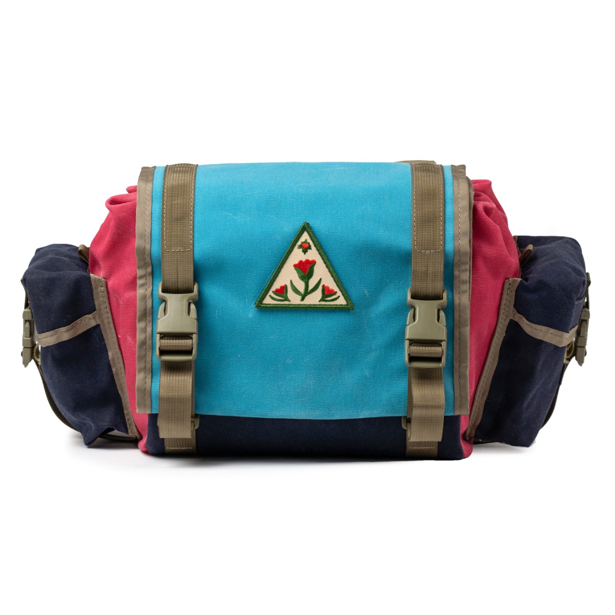 *RON'S BIKES* fabio's chest small (turquoise/navy/pink)