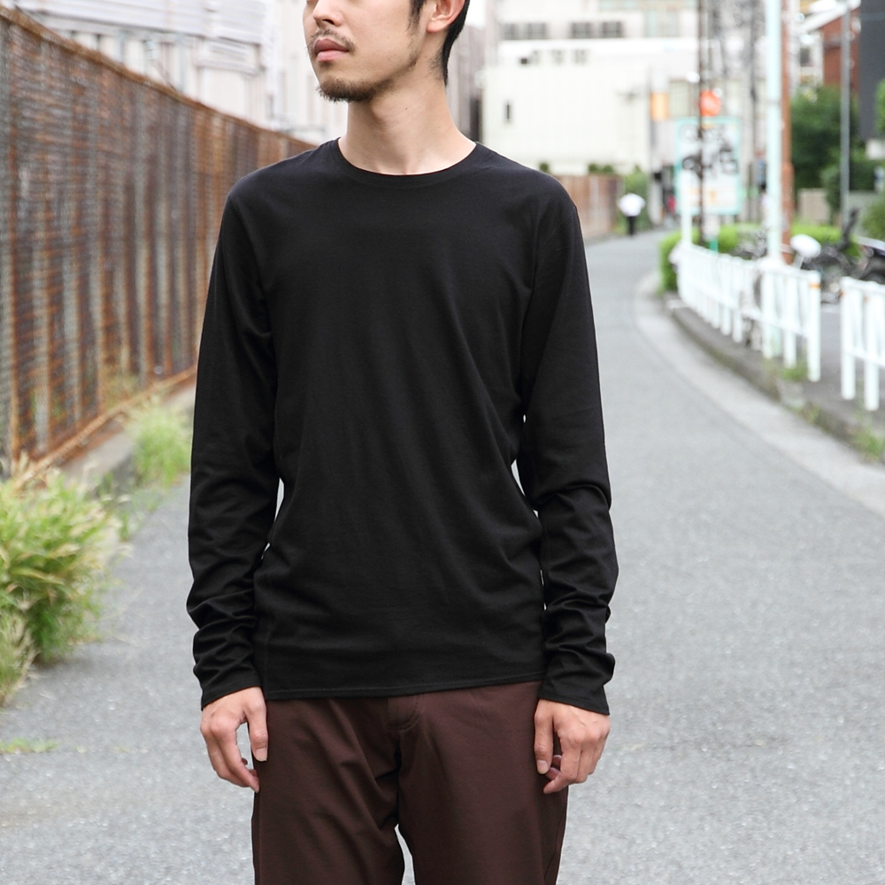*SWRVE* cotton/Modal long sleeve Tee (black)