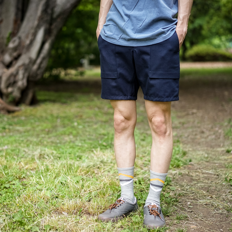*SWRVE* heavy canvas camp shorts (navy)