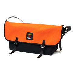 DE MARTINI* 3602 messenger bag (canvas black/orange) - BLUE LUG ONLINE STORE