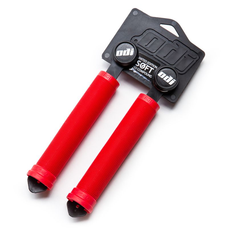 ODI Grip Sepeda Soft X Longneck Red handgrip