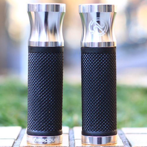  Grip Sepeda Metal PDW Speed Metal HandGrip Silver 