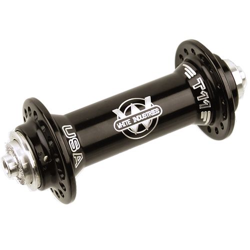 *WHITE INDUSTRIES* T11 front hub (black)