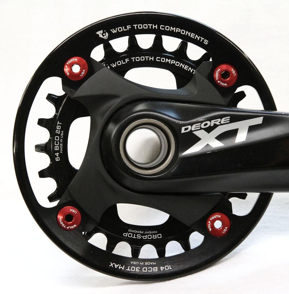 Wolf Tooth Components Bash Ring Pcd104 Blue Lug Online Store