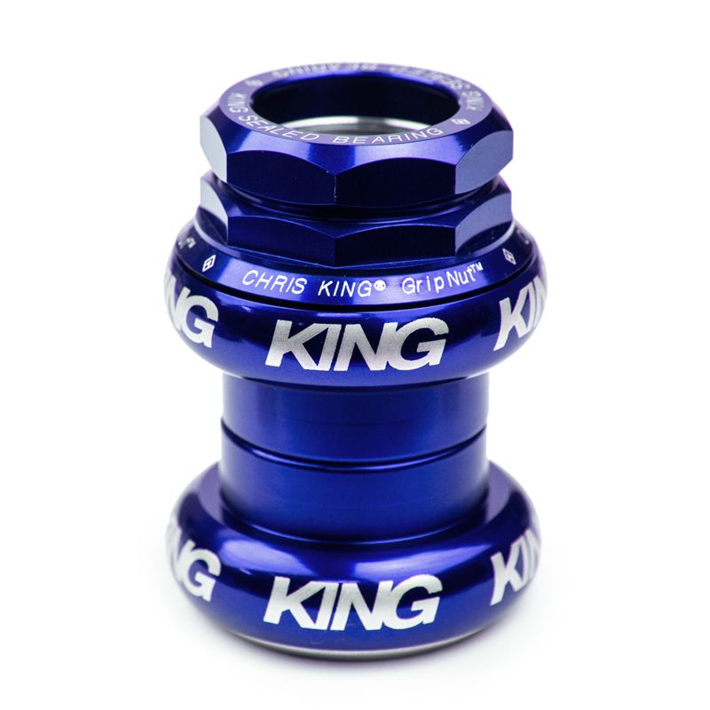 CHRIS KING GRIP NUT 1インチ ヘッドパーツ BLUE
