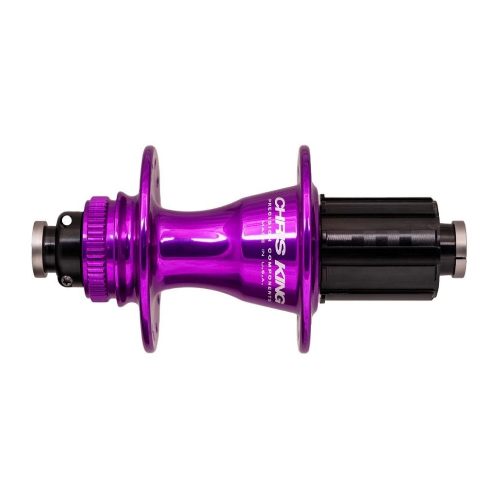 *CHRIS KING* R45 disc road hub rear (3d violet/center lock)