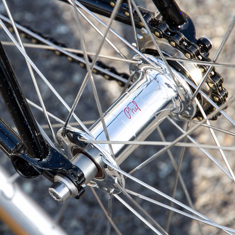 VELOCITY×PHILWOOD* a23 pro track wheel front (polish/20h