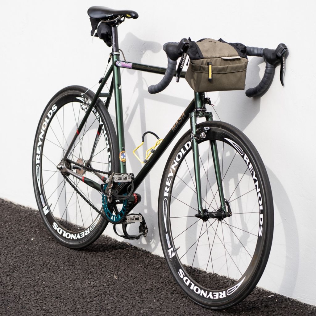 OUTER SHELL ADVENTURE* drawcord handlebar bag (olive drab