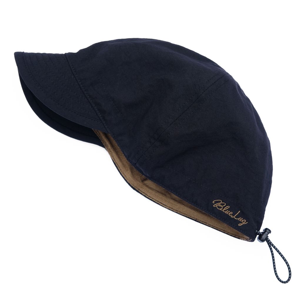 *BLUE LUG* cycle work cap (nylon/black)