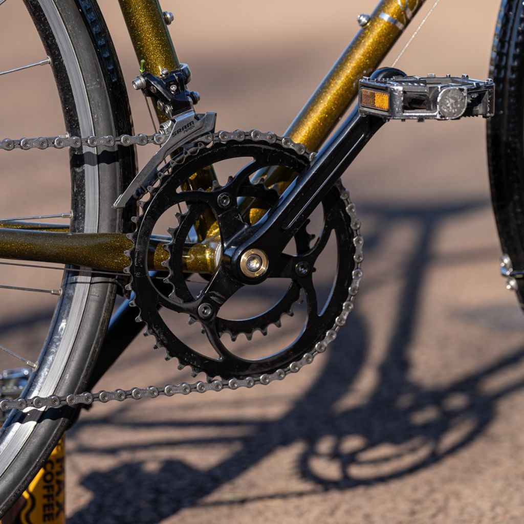 BLUE LUG* YMC-W crank set (black) - BLUE LUG ONLINE STORE