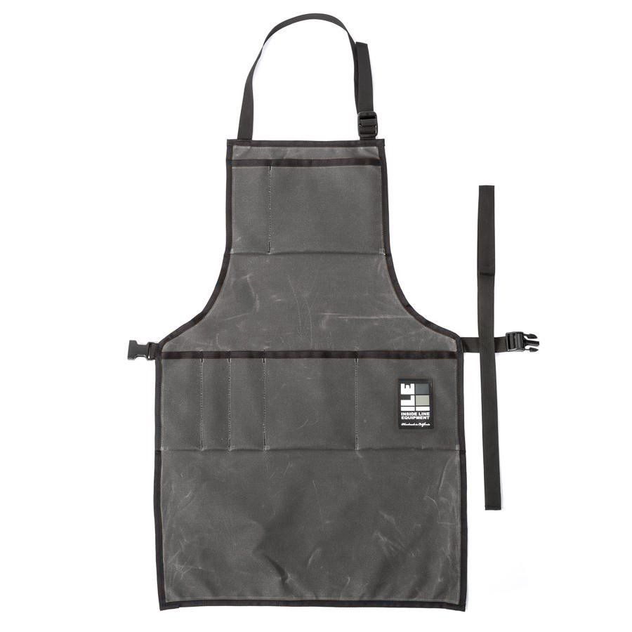 ILE* work apron (waxed gray) - BLUE LUG ONLINE STORE