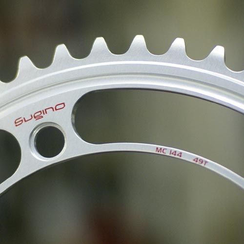 SUGINO* mc144 chainring (silver) - BLUE LUG ONLINE STORE