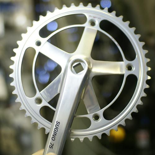 SUGINO* mc144 chainring (silver) - BLUE LUG ONLINE STORE