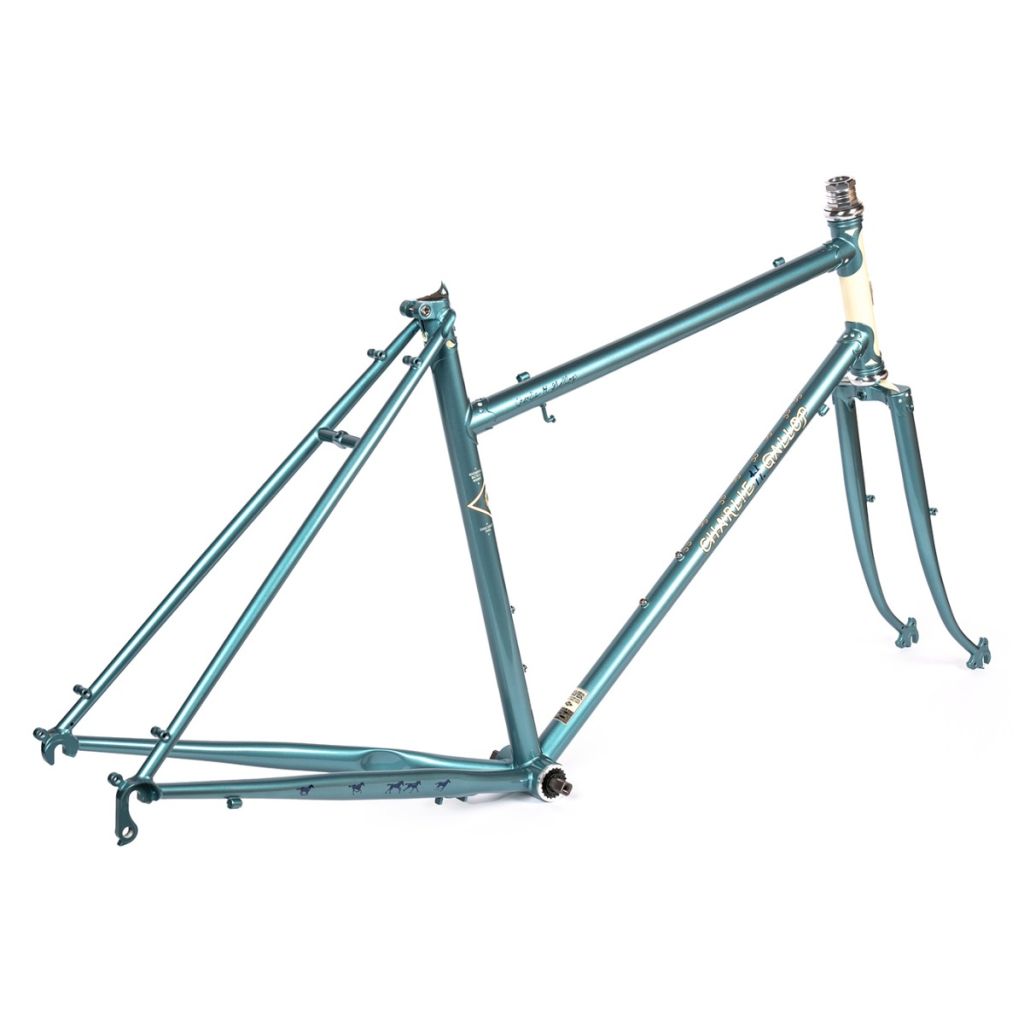 RIVENDELL* charlie h. gallop frame set (RBW blue) - BLUE LUG