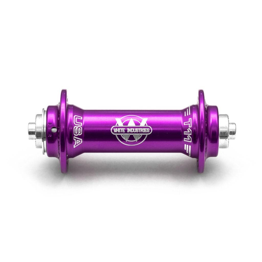 *WHITE INDUSTRIES* T11 hub front (purple)