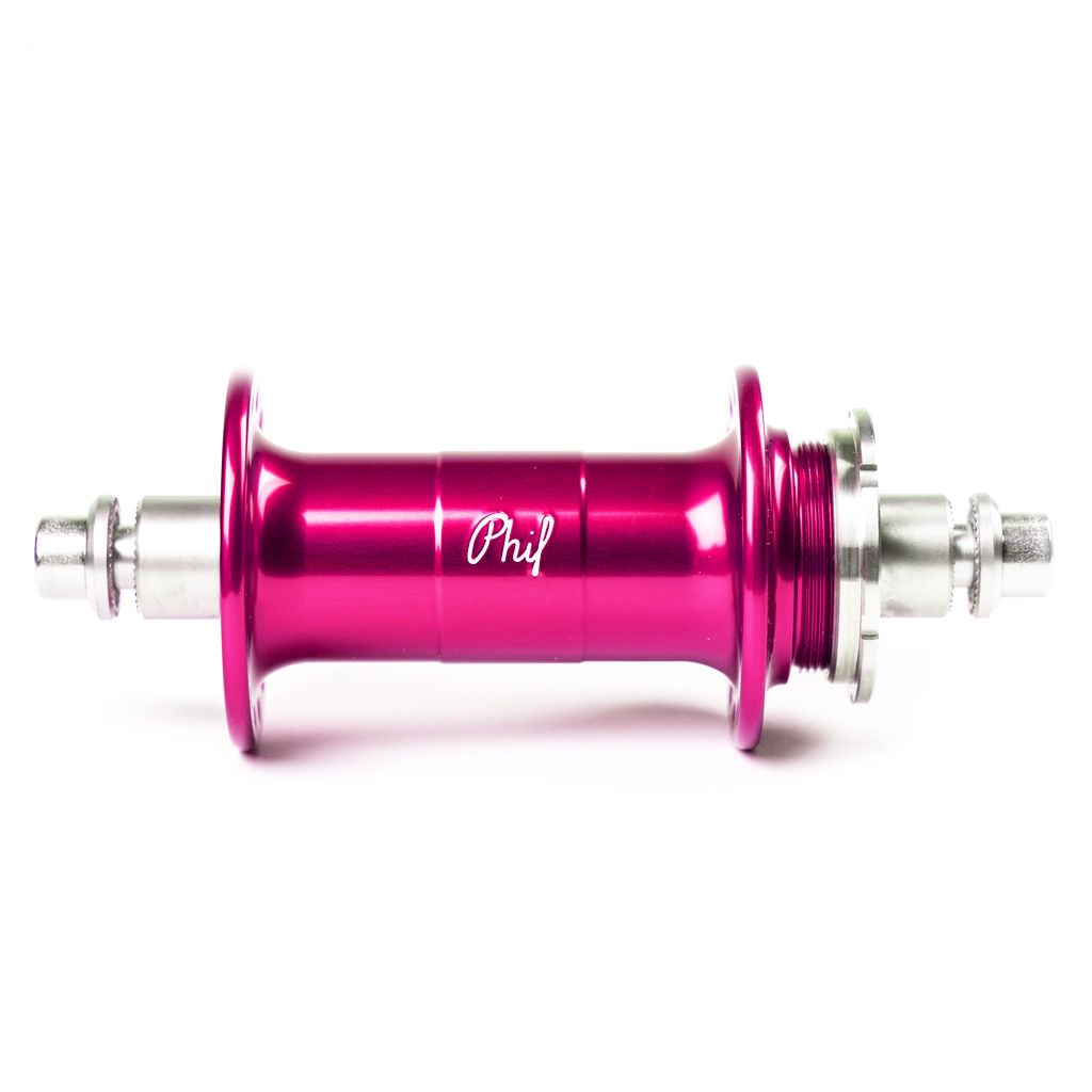 *PHILWOOD* low flange track hub rear (pink)