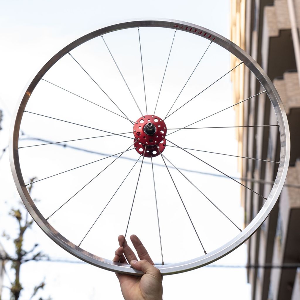 *VELOCITY×PHILWOOD* a23 pro track wheel front (polish/20h)