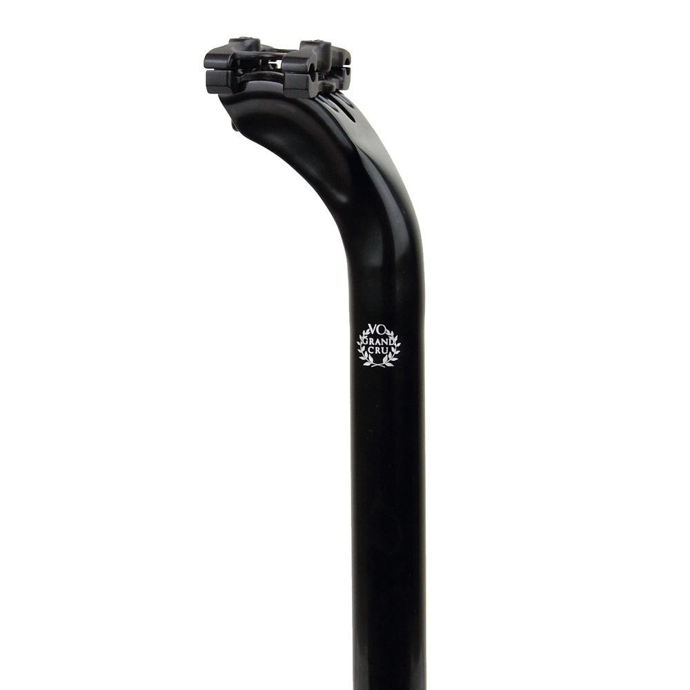 *VELO ORANGE* cru long setback seatpost (black)