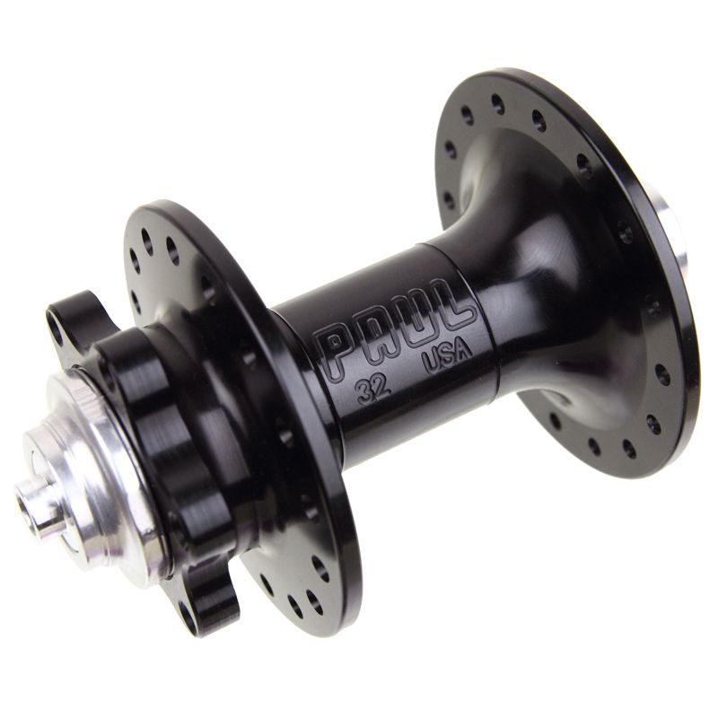 *PAUL* disk fhub front hub (black)