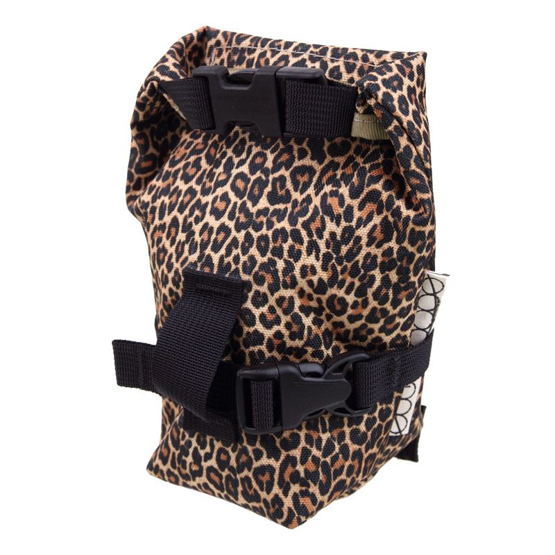 *OUTER SHELL ADVENTURE* rolltop saddlebag (leopard)