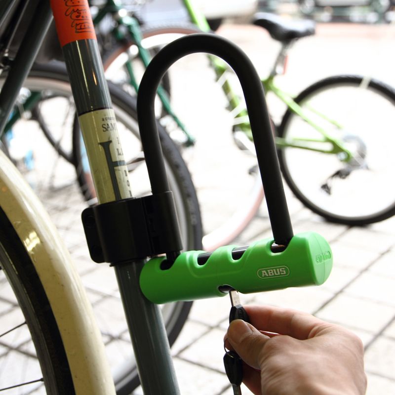 *ABUS* ultra mini U lock (green)