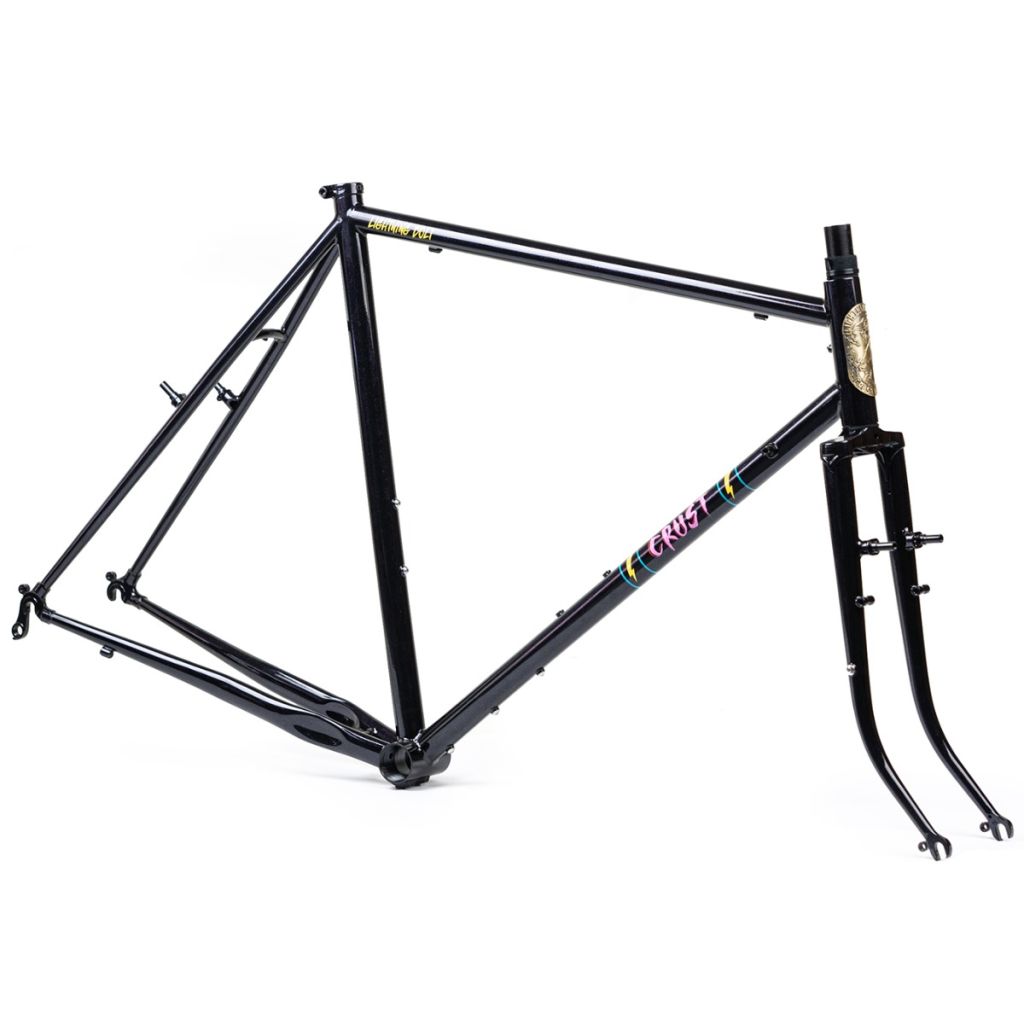 *CRUST BIKES* canti brake lightning bolt frame (dark purple)