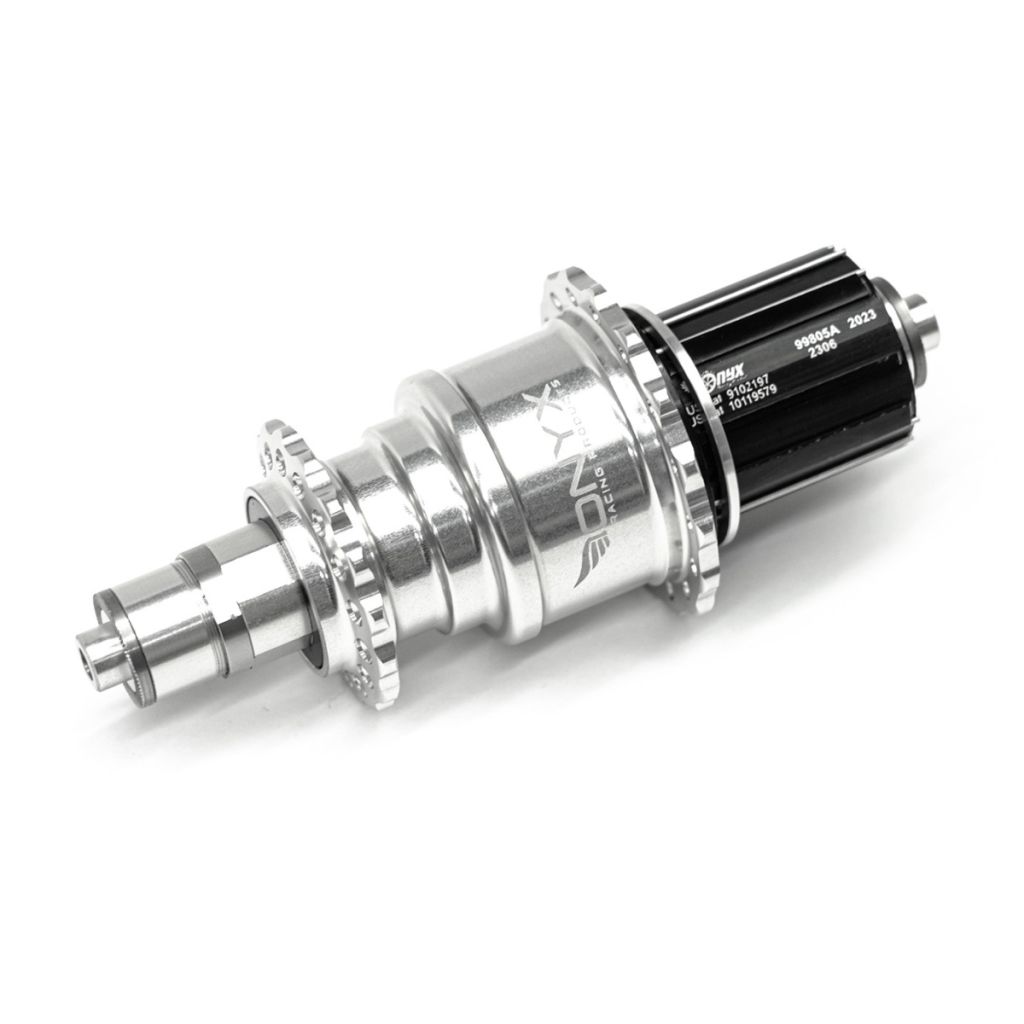 ONYX RACING PRODUCTS* vesper road hub rear (silver) - BLUE LUG 