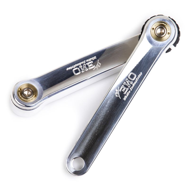 WHITE INDUSTRIES* eno single speed crank arm (silver) - BLUE LUG