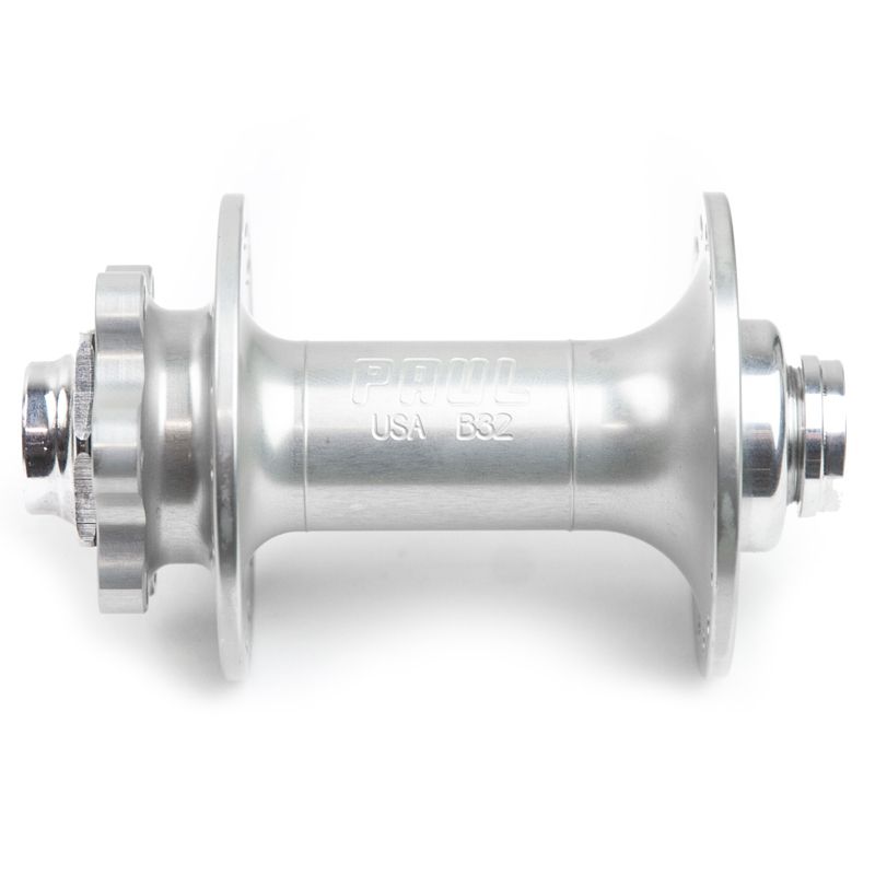 PAUL* thru-axle disk Fhub (silver) - BLUE LUG ONLINE STORE