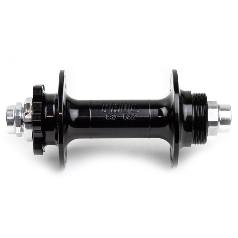 PAUL* thru-axle disk word hub (black) - BLUE LUG ONLINE STORE