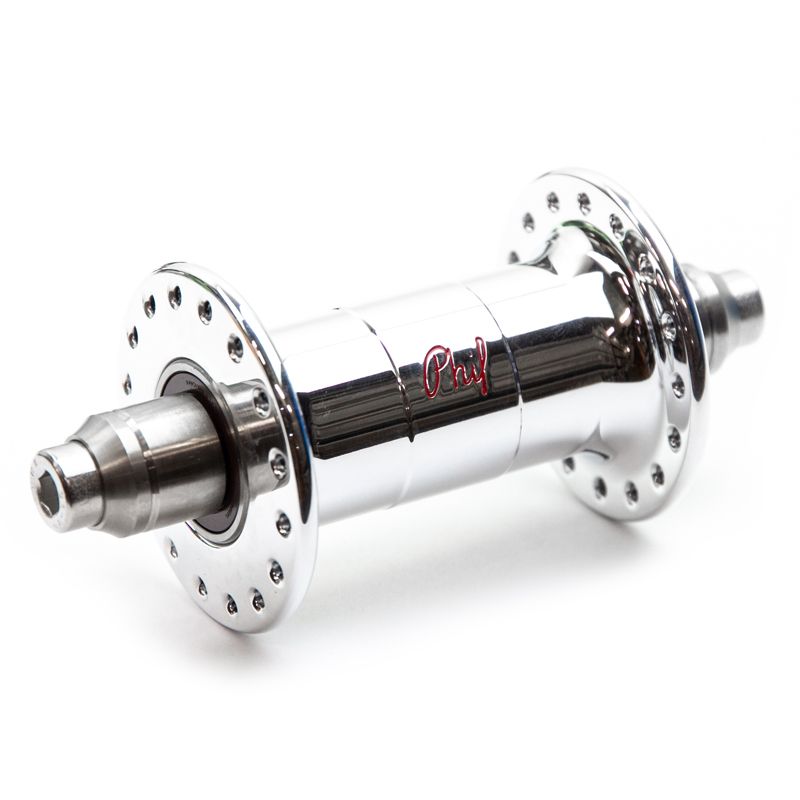 PHILWOOD* low flange track hub front (silver) - BLUE LUG ONLINE STORE