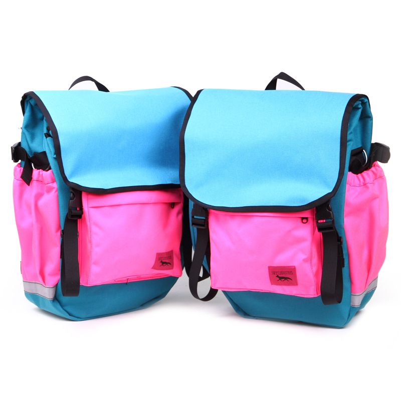 *SWIFT INDUSTRIES* roll top (teal/turquoise/hot pink)