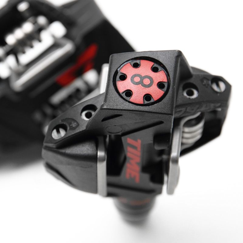 TIME* atac XC 8 carbon pedal (black/red) - BLUE LUG ONLINE STORE