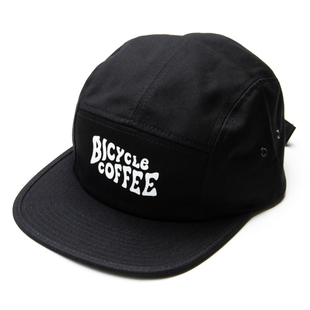 *BICYCLE COFFEE* wave camper cap (black) - BLUE LUG ONLINE