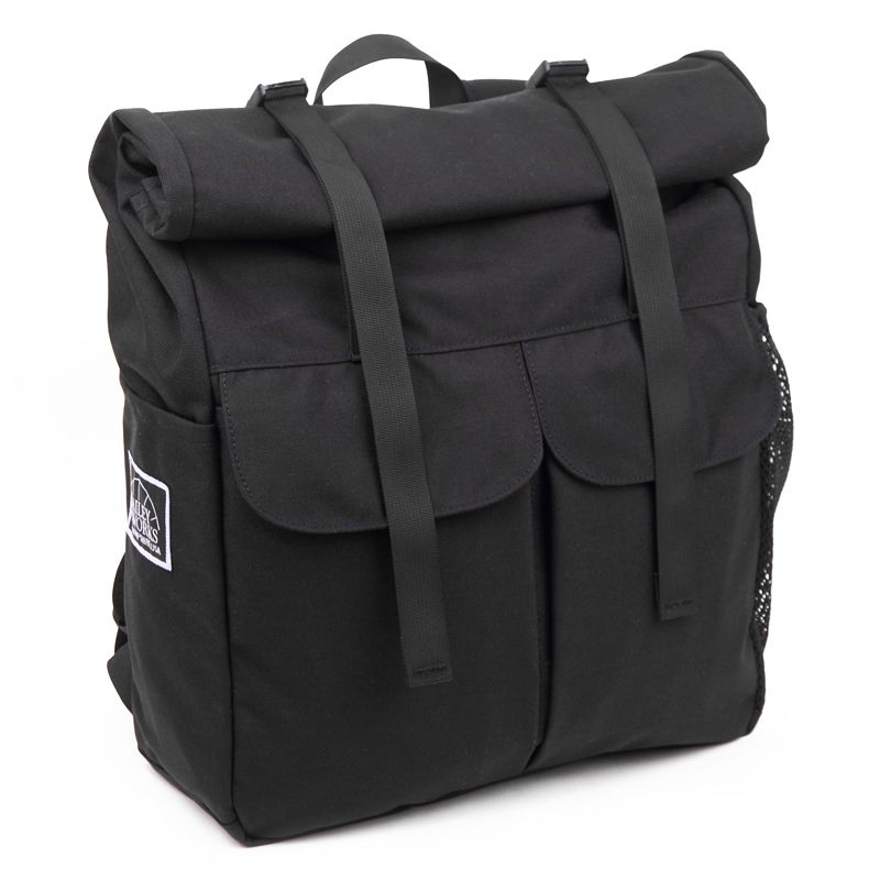 BAILEYWORKS* nomad roll top pack (black) - BLUE LUG ONLINE STORE