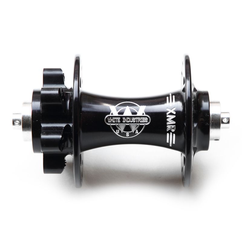 WHITE INDUSTRIES* XMR disc hub front (black) - BLUE LUG ONLINE STORE