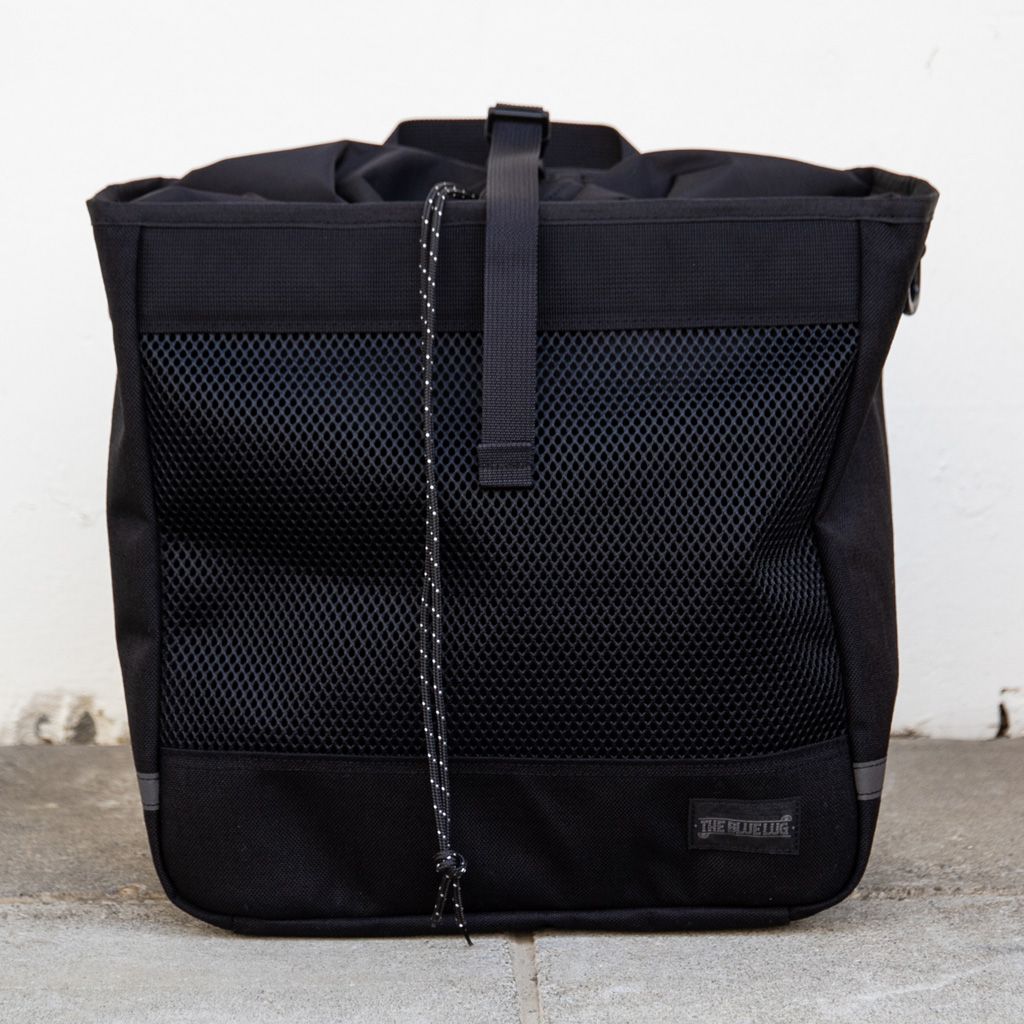 BLUE LUG* grocery pannier (all black) - BLUE LUG ONLINE STORE