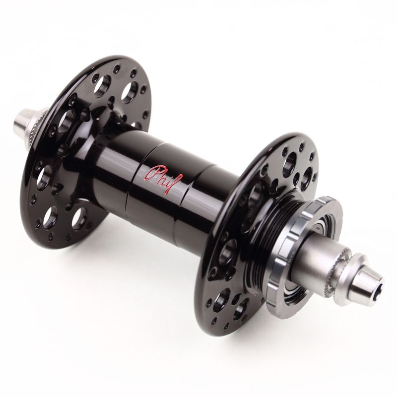 PHILWOOD* Pro high flange track hub rear (black) - BLUE LUG ONLINE